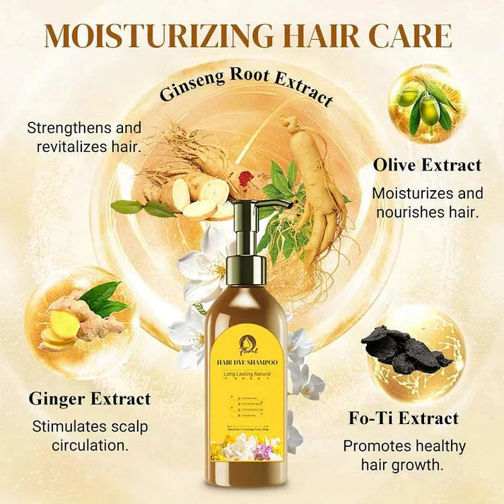 Japanese Long Lasting Natural Hair Dye Shampoo 🔥 Buy 1 Get 1 Free 🔥